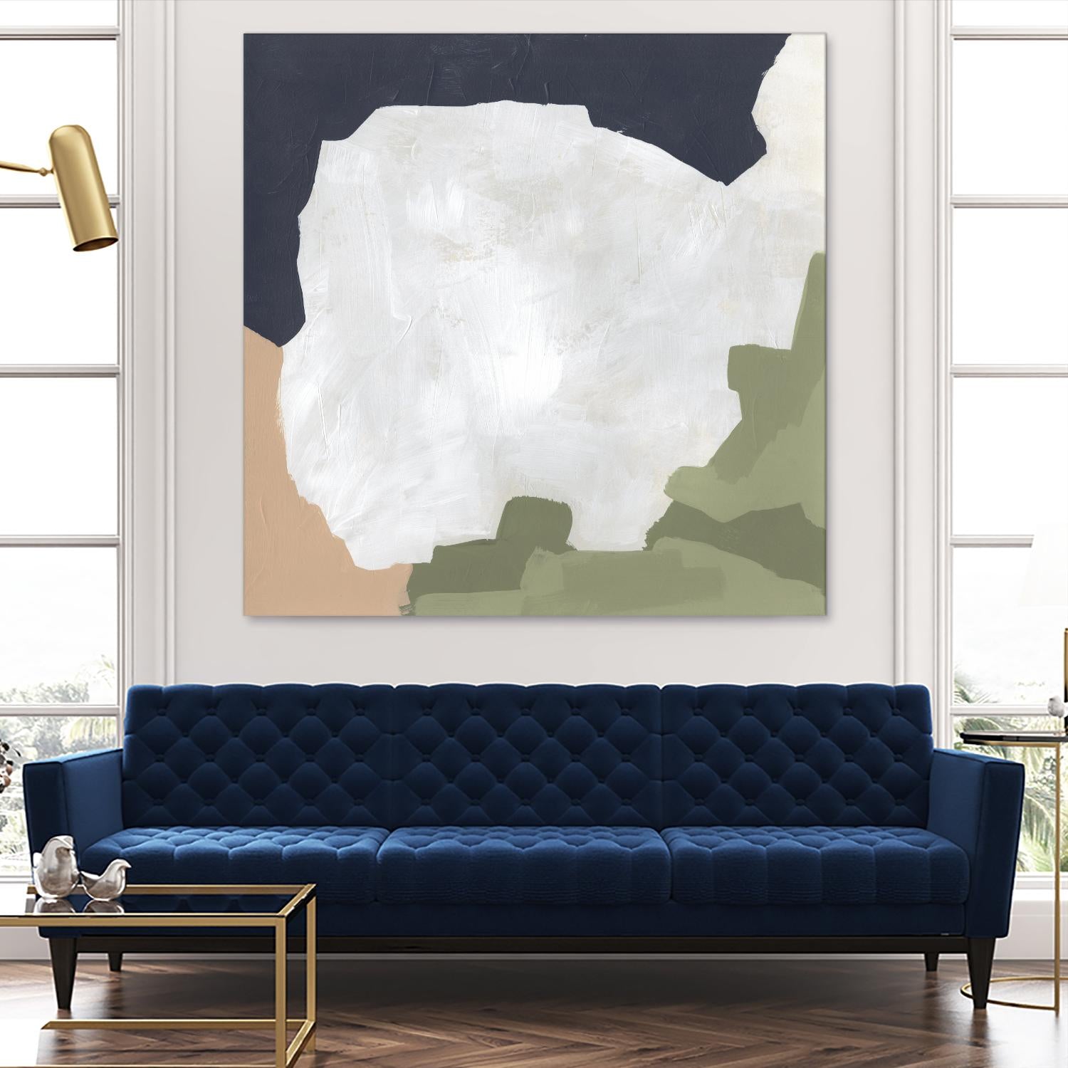 Tectonic Boundaries I by June Vess on GIANT ART - green abstract abstract