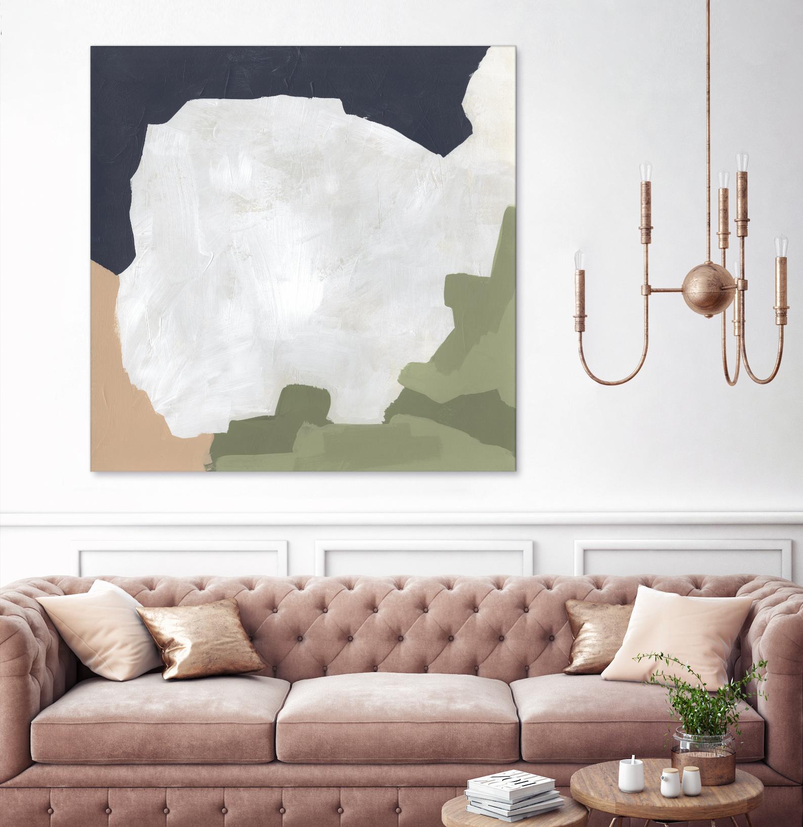 Tectonic Boundaries I by June Vess on GIANT ART - green abstract abstract