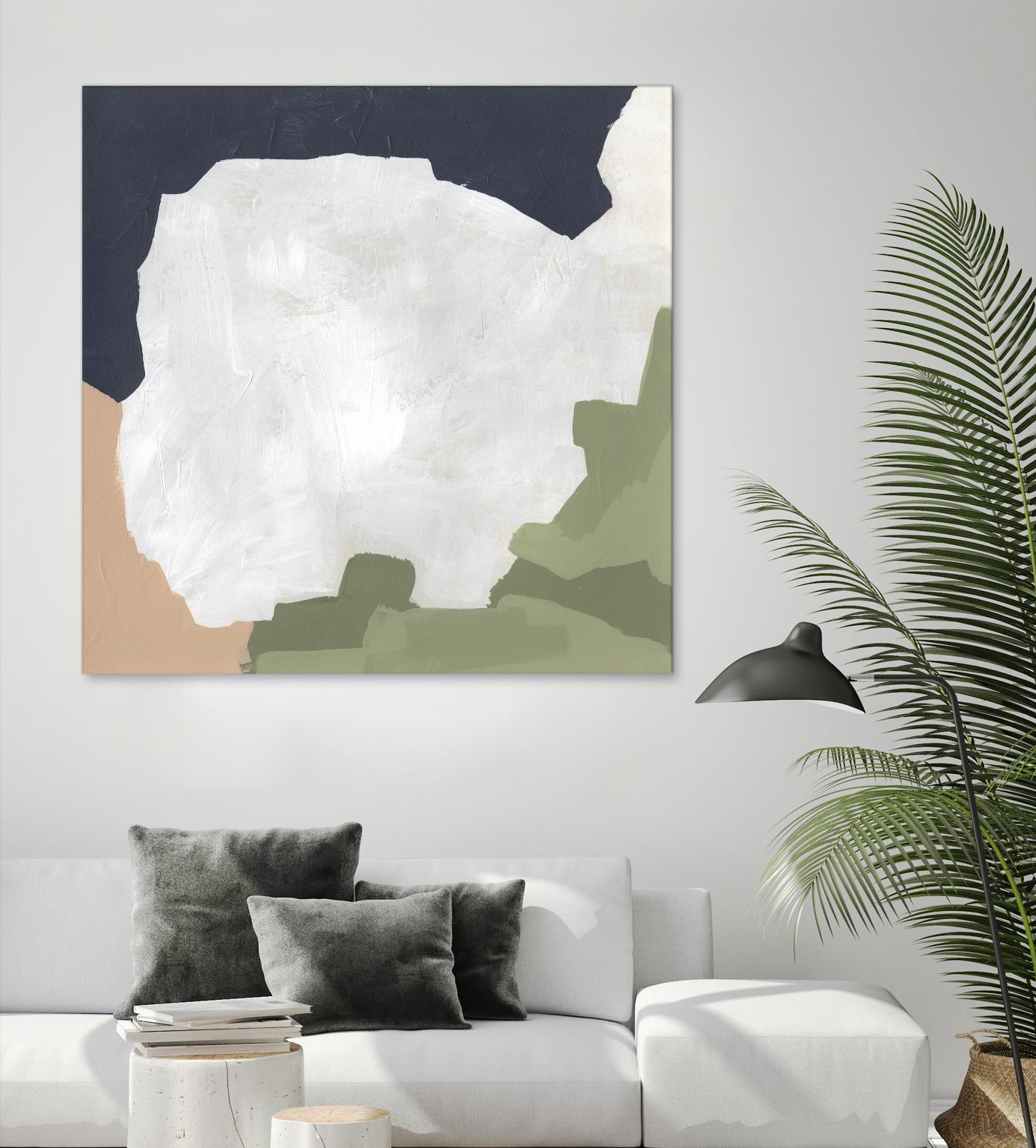 Tectonic Boundaries I by June Vess on GIANT ART - green abstract abstract