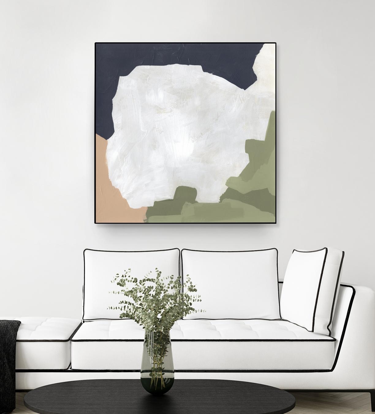 Tectonic Boundaries I by June Vess on GIANT ART - green abstract abstract