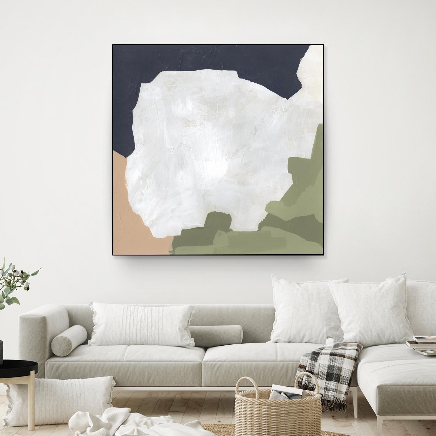 Tectonic Boundaries I by June Vess on GIANT ART - green abstract abstract