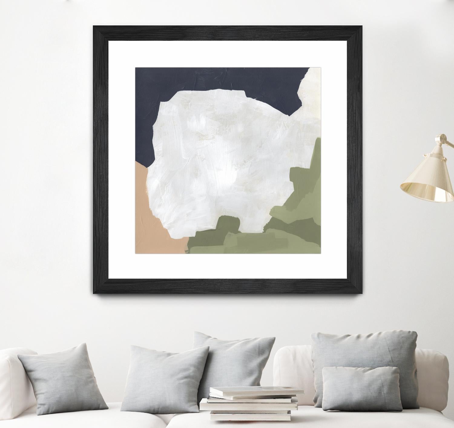 Tectonic Boundaries I by June Vess on GIANT ART - green abstract abstract