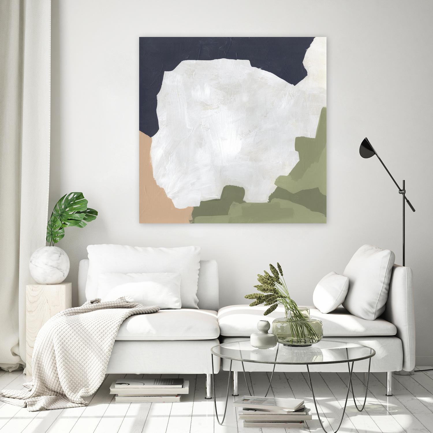 Tectonic Boundaries I by June Vess on GIANT ART - green abstract abstract