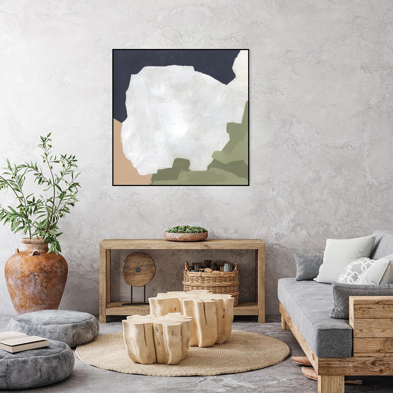 Tectonic Boundaries I by June Vess on GIANT ART - green abstract abstract