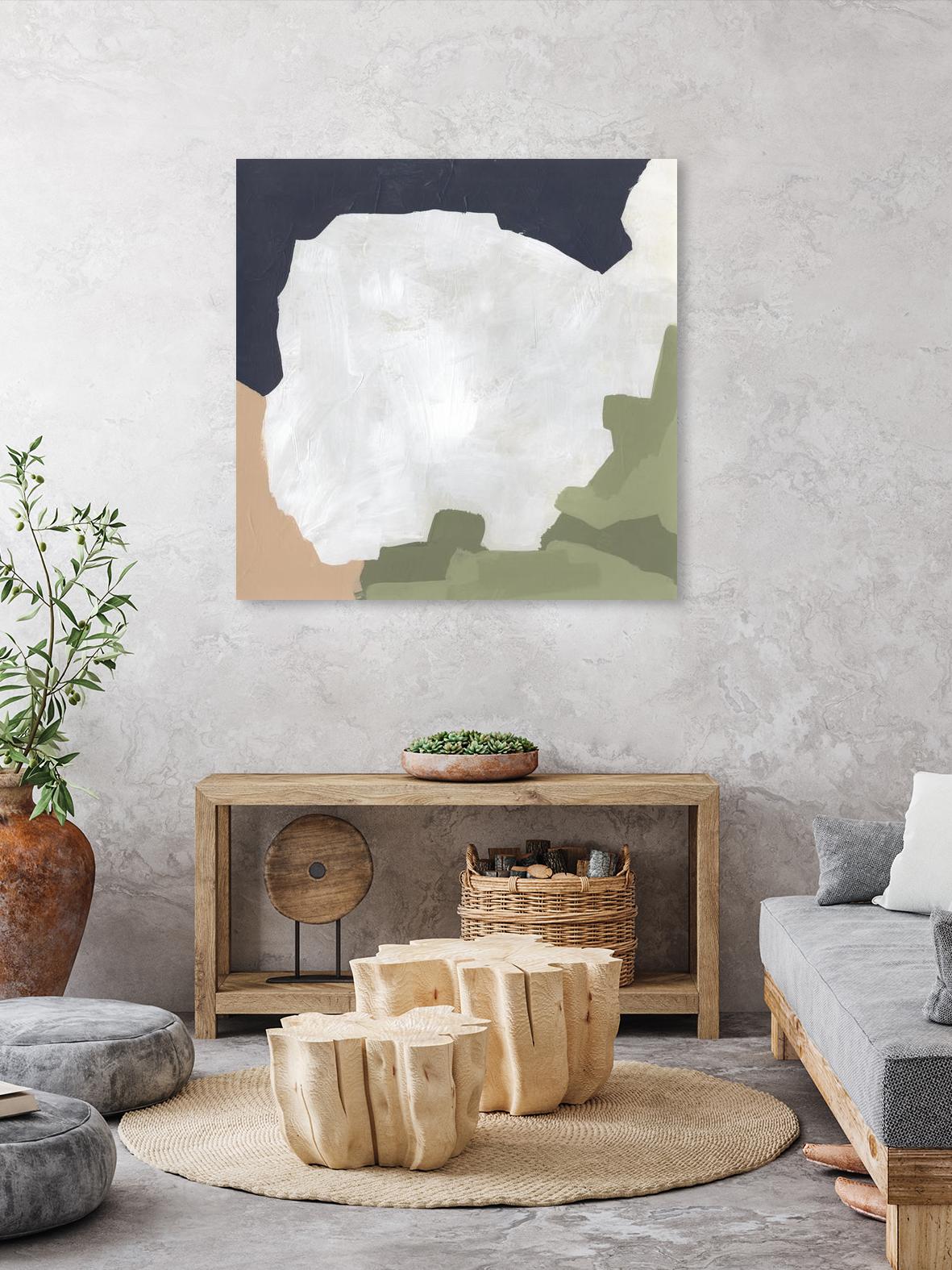 Tectonic Boundaries I by June Vess on GIANT ART - green abstract abstract