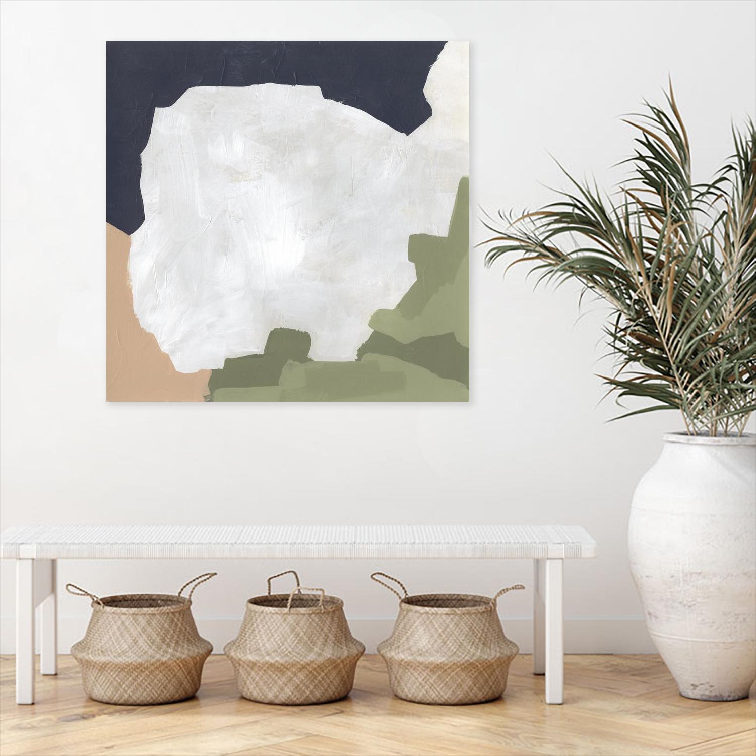 Tectonic Boundaries I by June Vess on GIANT ART - green abstract abstract