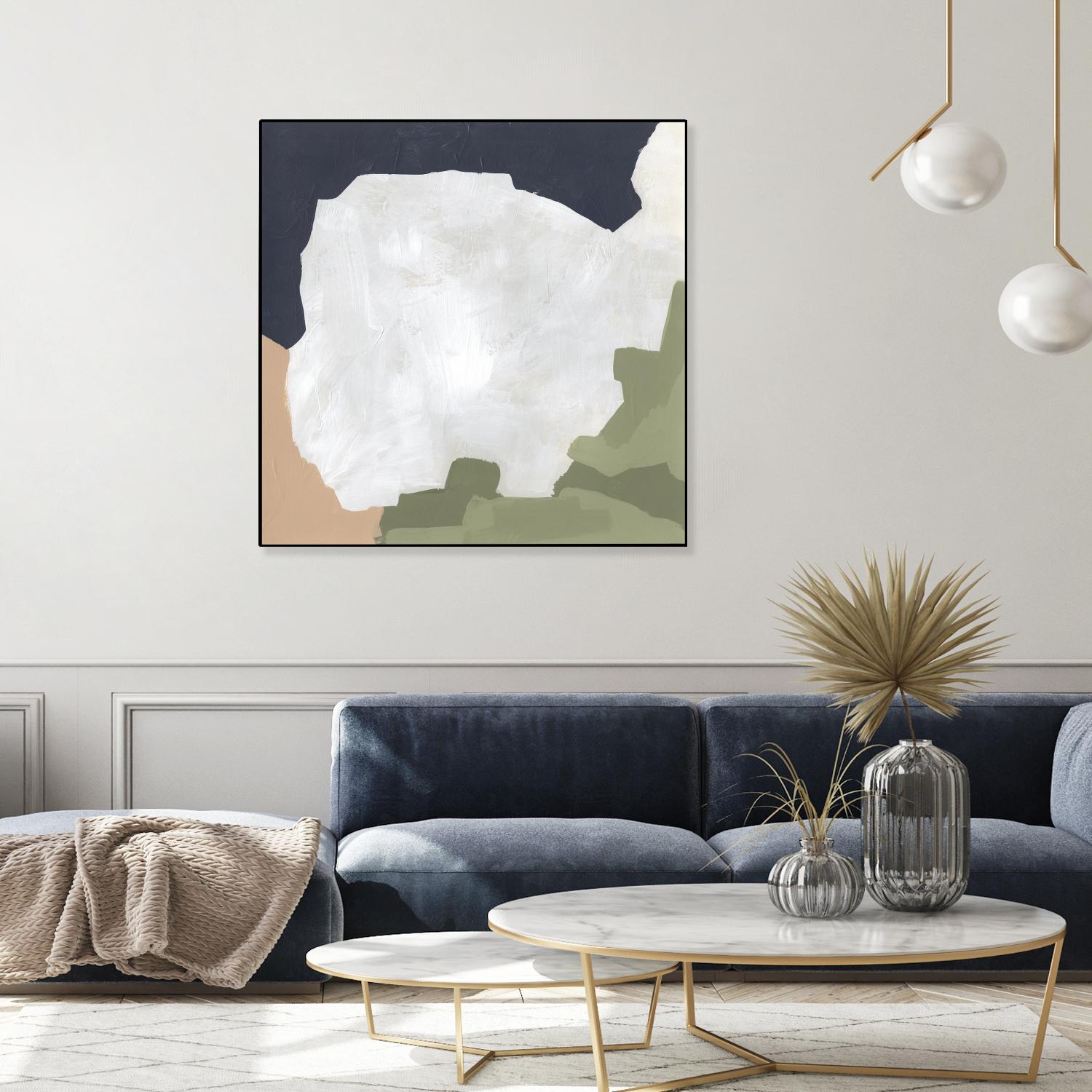 Tectonic Boundaries I by June Vess on GIANT ART - green abstract abstract