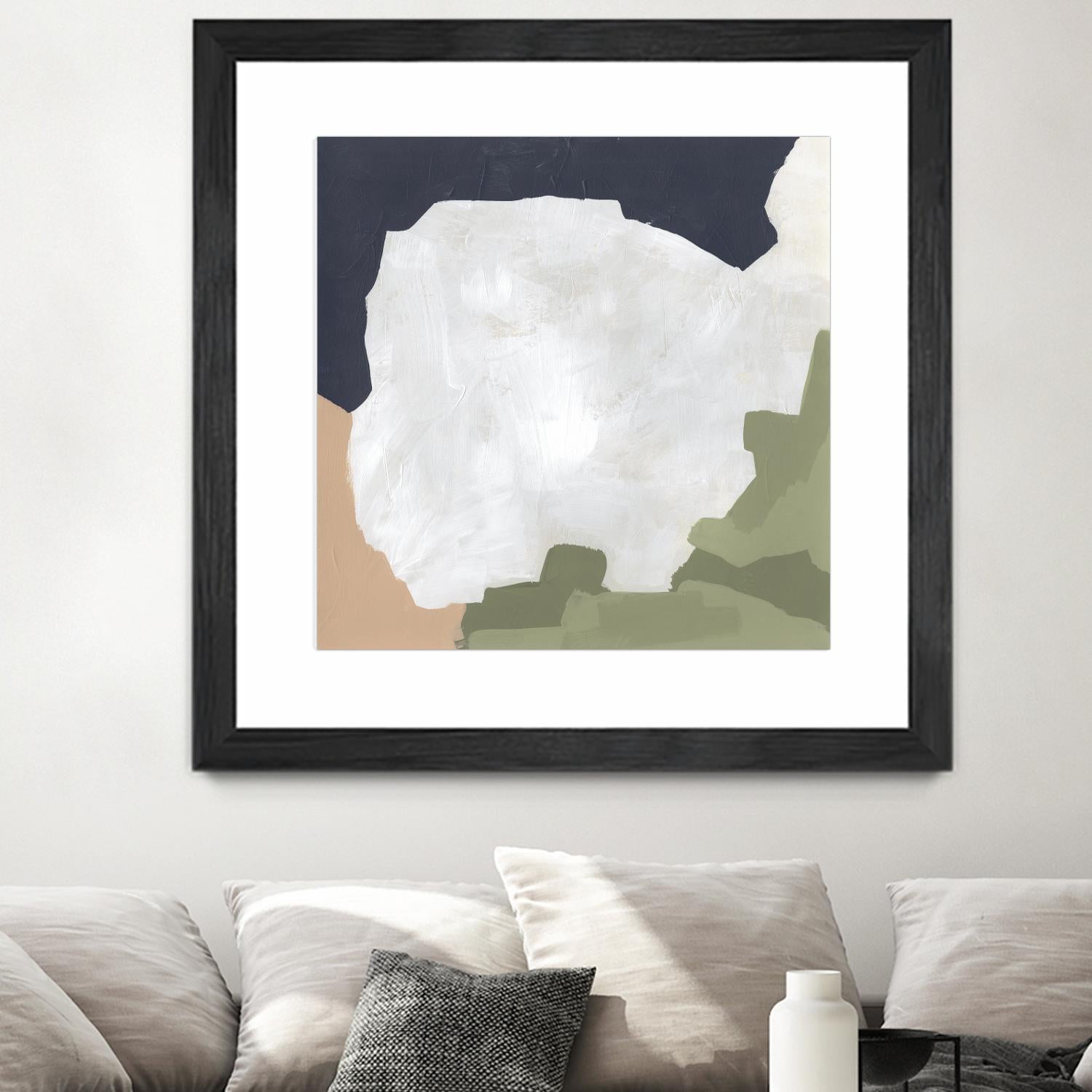 Tectonic Boundaries I by June Vess on GIANT ART - green abstract abstract