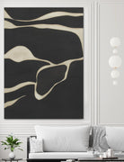 Tides in Sepia III by Rob Delamater on GIANT ART - black abstract abstract