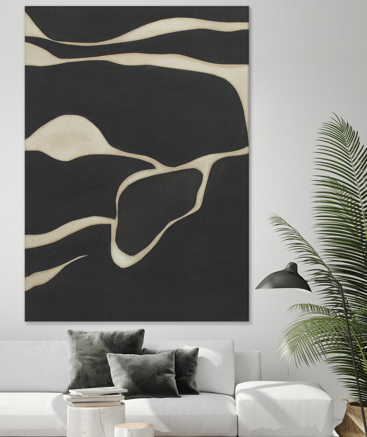 Tides in Sepia III by Rob Delamater on GIANT ART - black abstract abstract