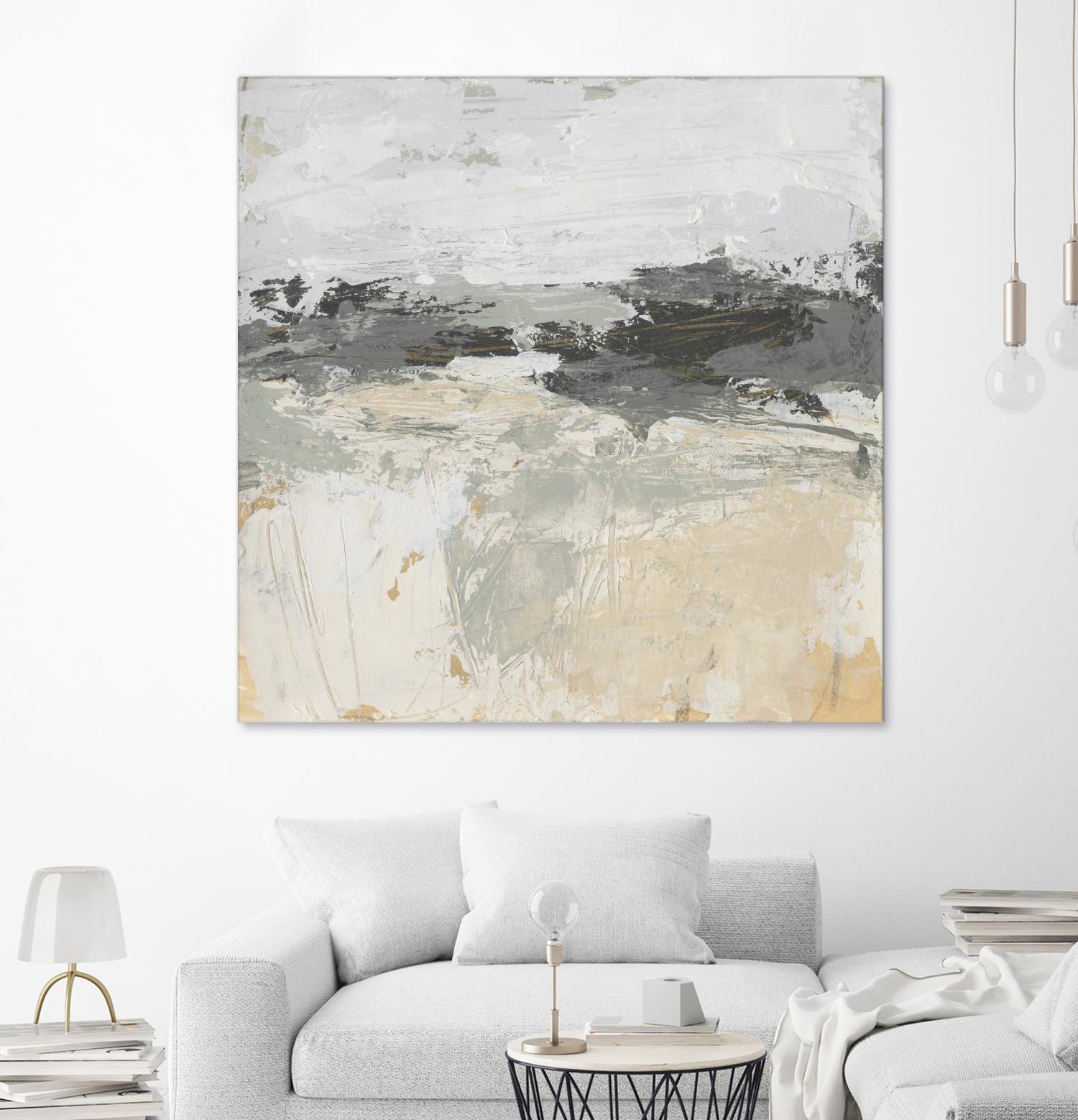 Wheatfield II by June Vess on GIANT ART - beige abstract abstract