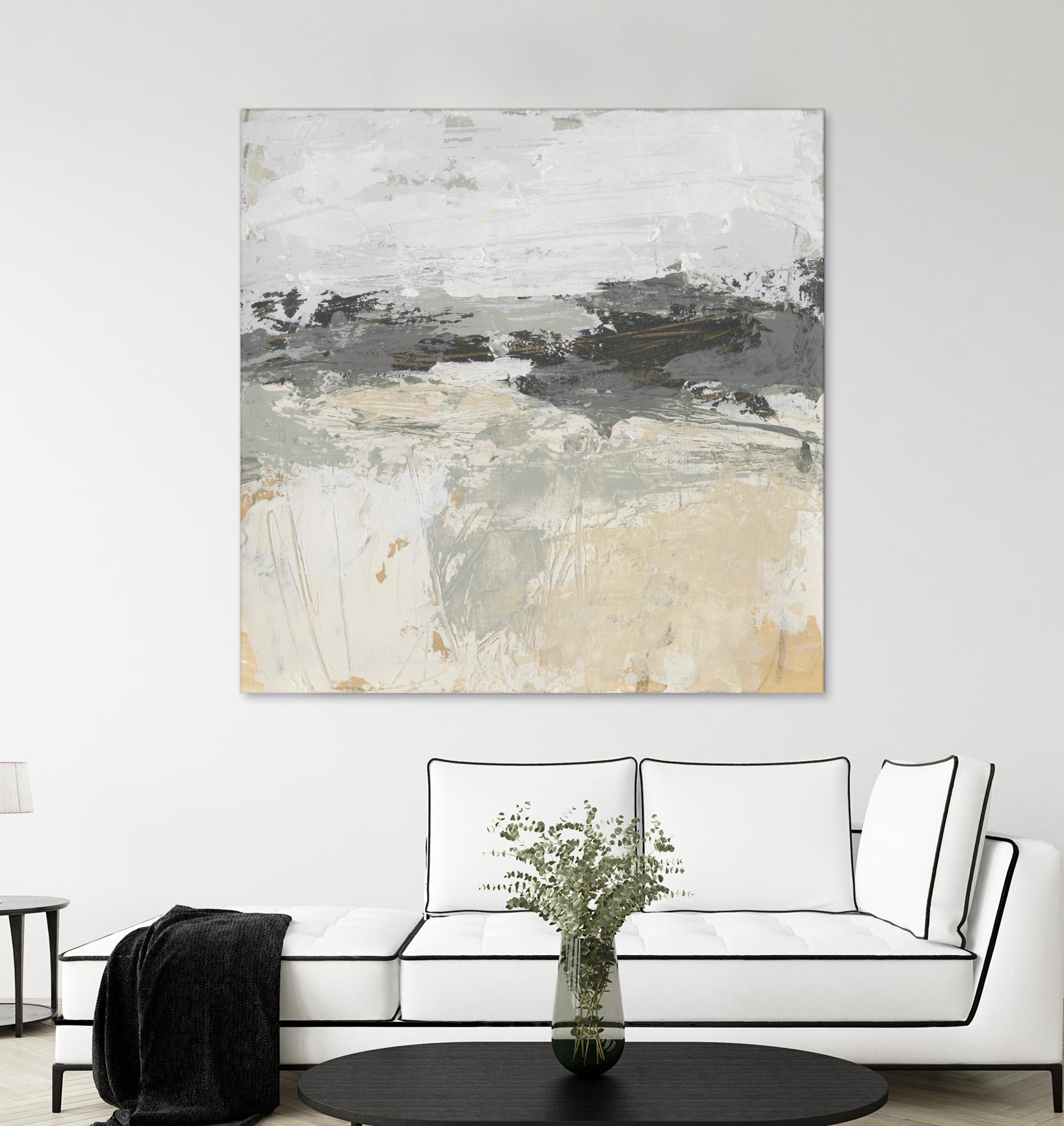 Wheatfield II by June Vess on GIANT ART - beige abstract abstract