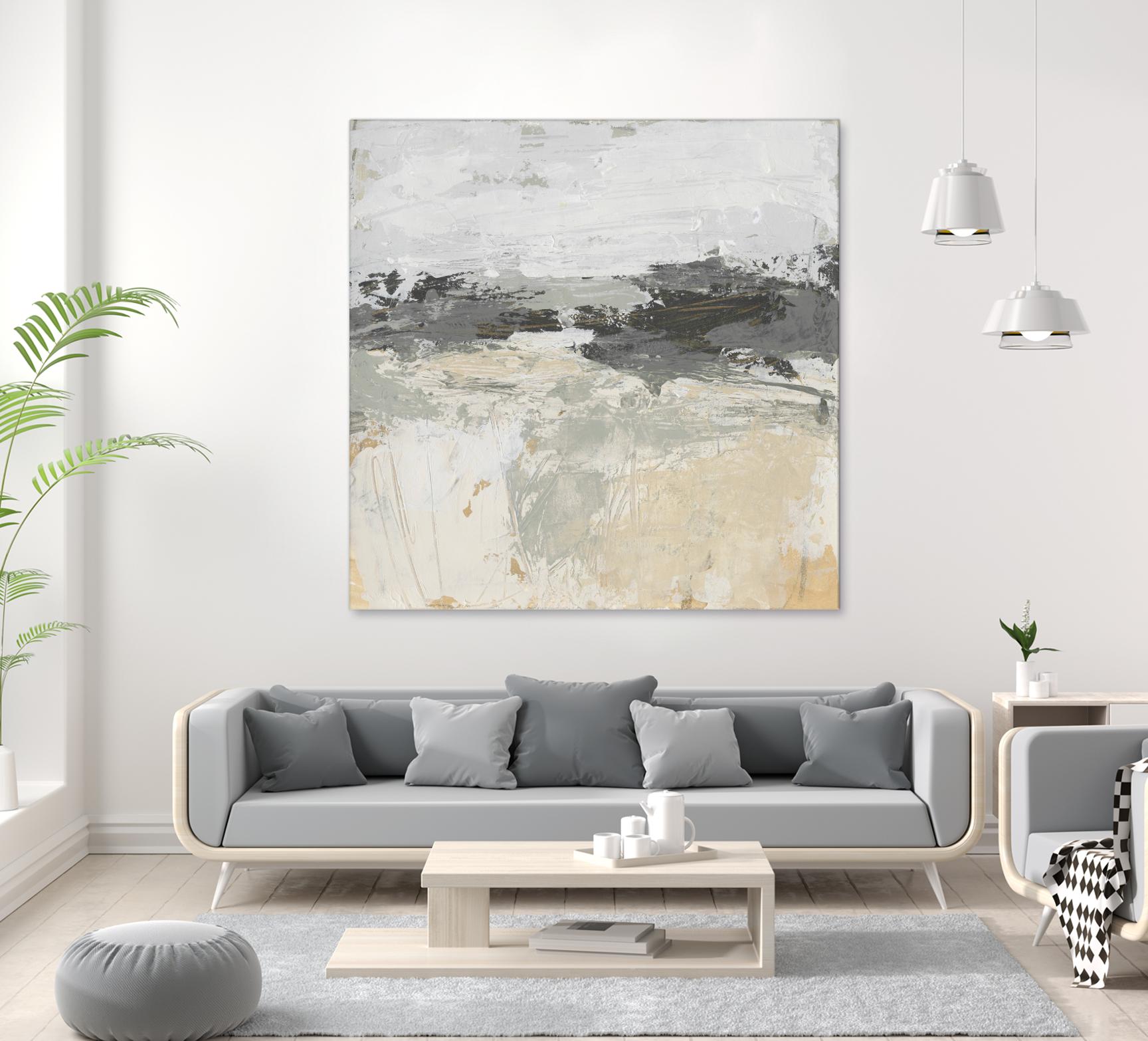 Wheatfield II by June Vess on GIANT ART - beige abstract abstract