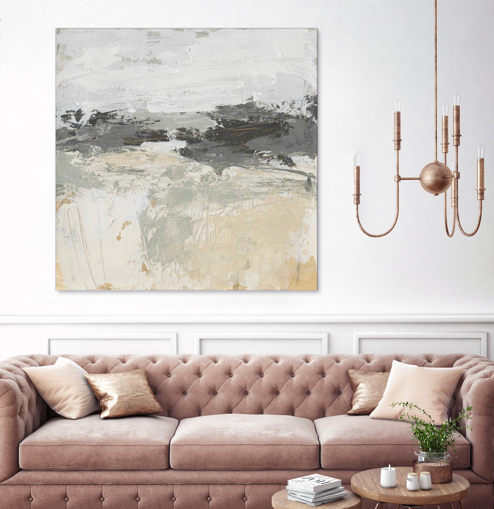 Wheatfield II by June Vess on GIANT ART - beige abstract abstract