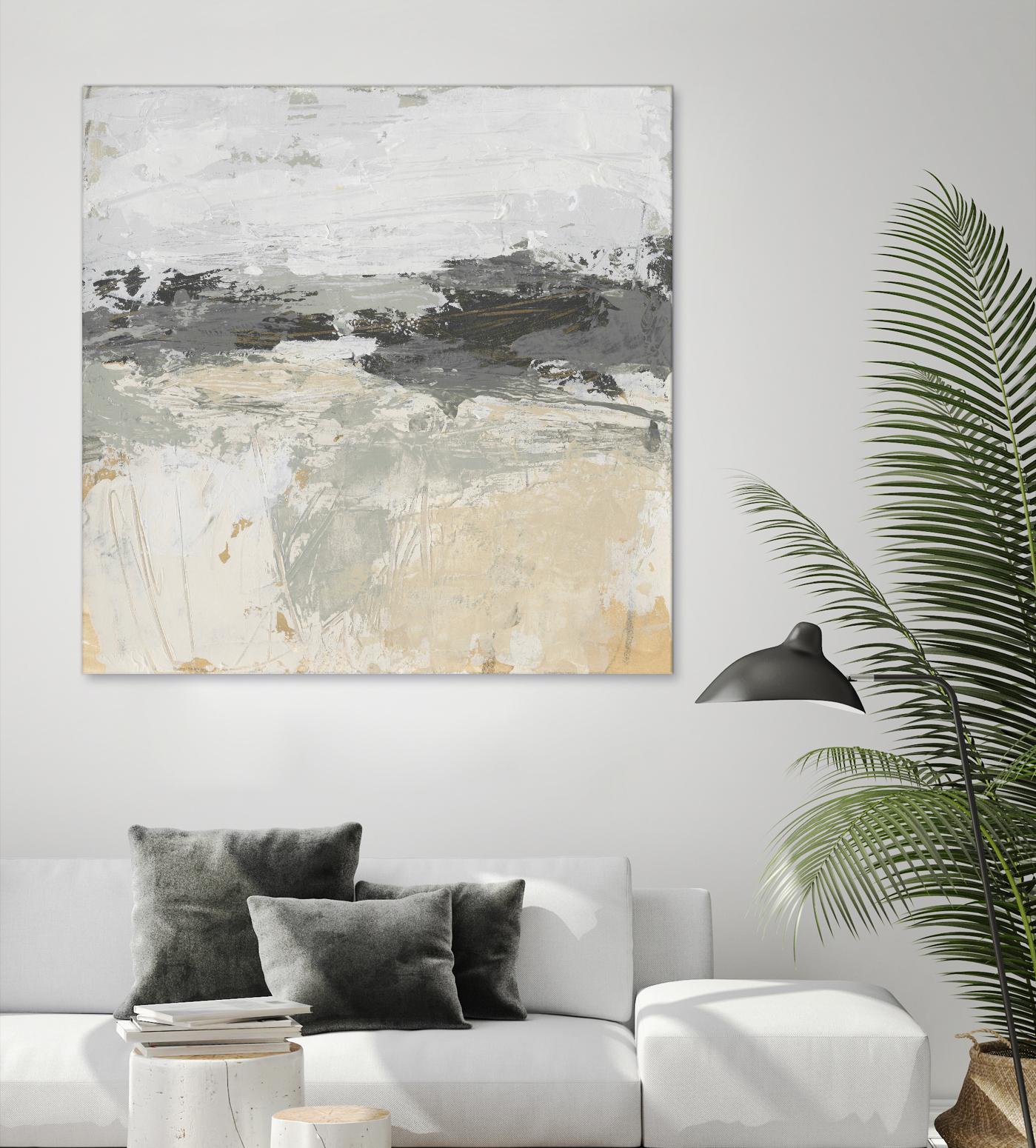 Wheatfield II by June Vess on GIANT ART - beige abstract abstract