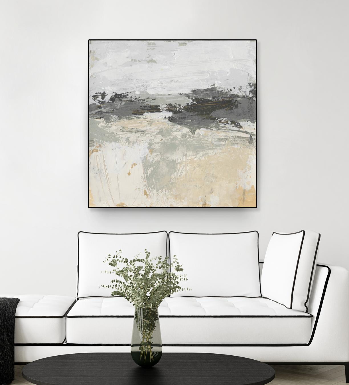 Wheatfield II by June Vess on GIANT ART - beige abstract abstract