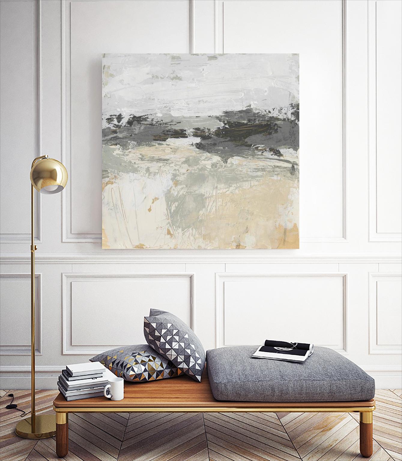 Wheatfield II by June Vess on GIANT ART - beige abstract abstract