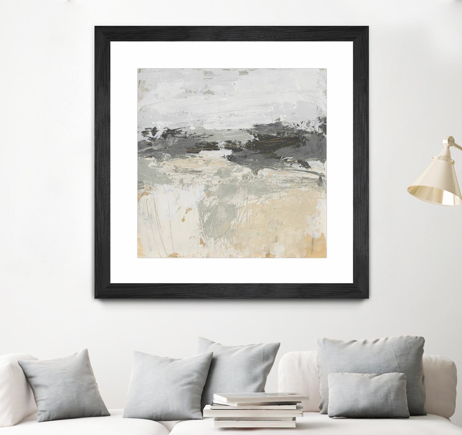 Wheatfield II by June Vess on GIANT ART - beige abstract abstract