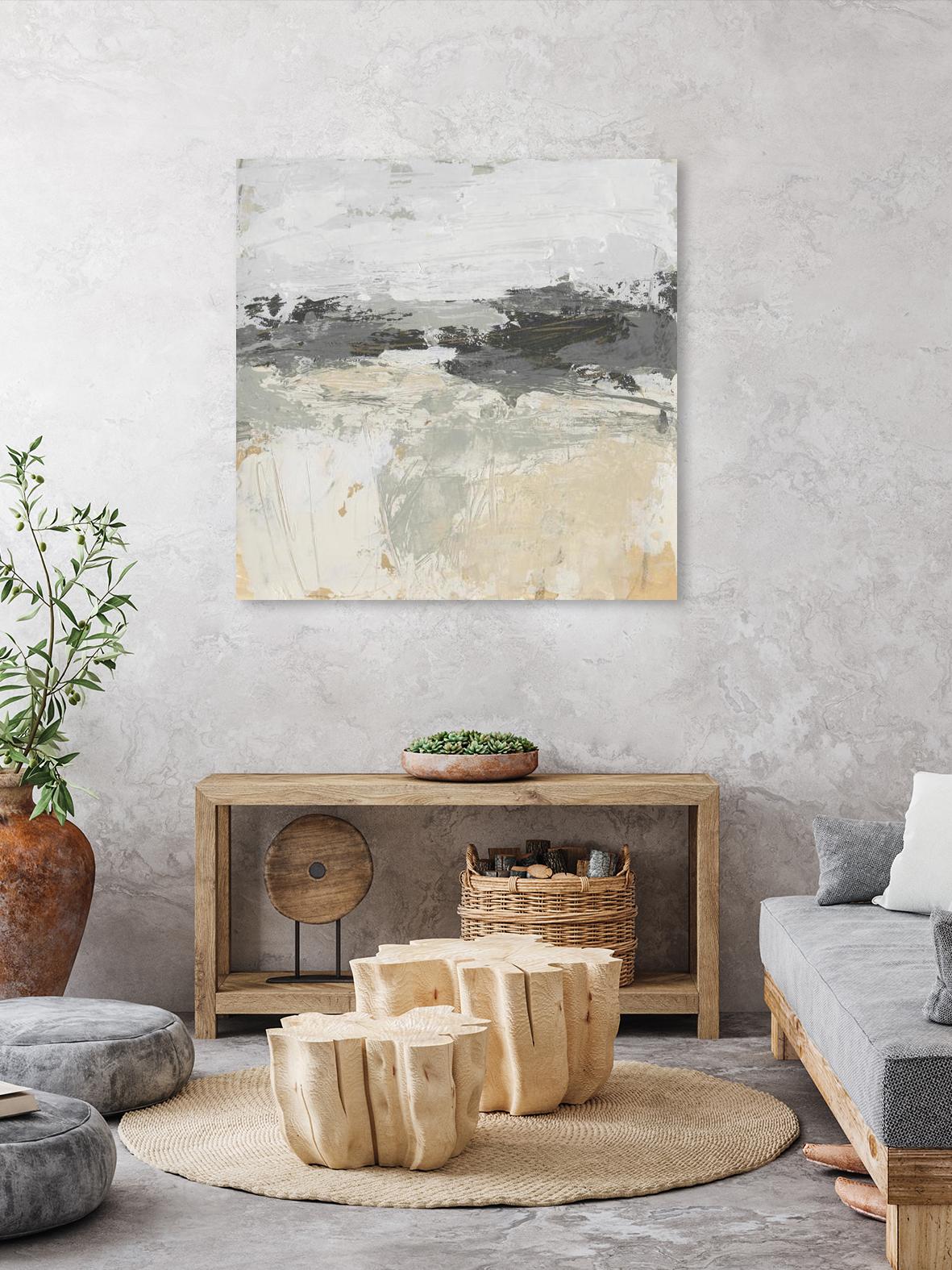 Wheatfield II by June Vess on GIANT ART - beige abstract abstract