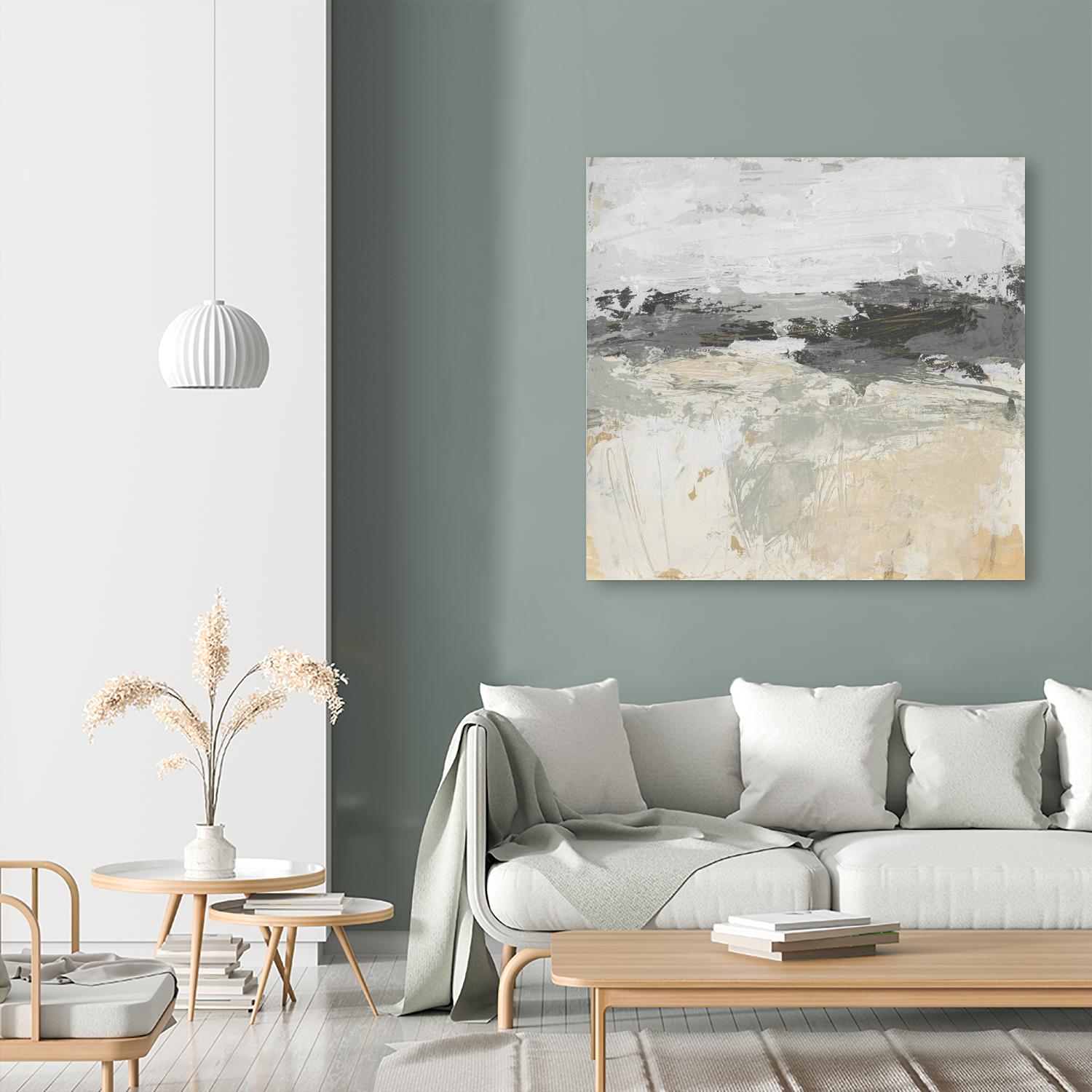 Wheatfield II by June Vess on GIANT ART - beige abstract abstract