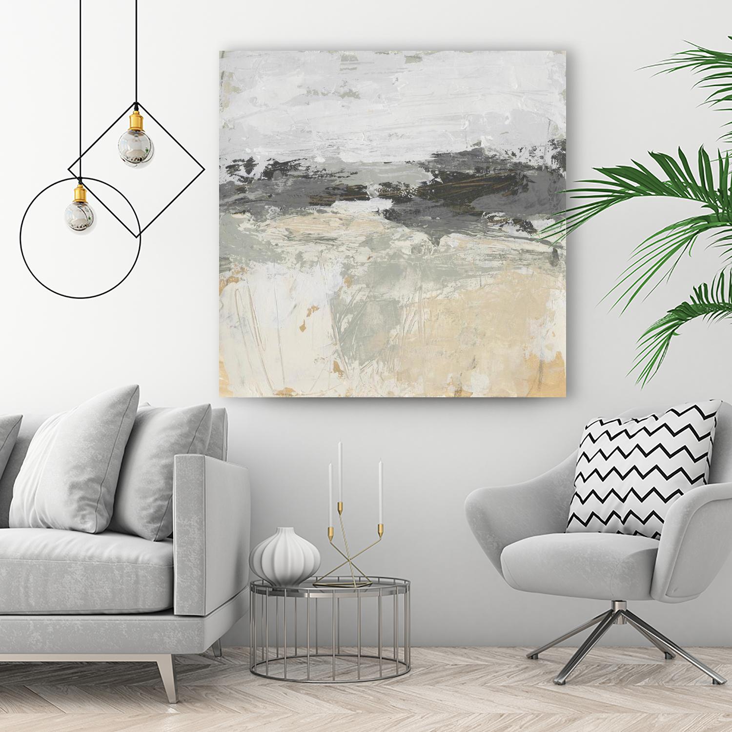 Wheatfield II by June Vess on GIANT ART - beige abstract abstract