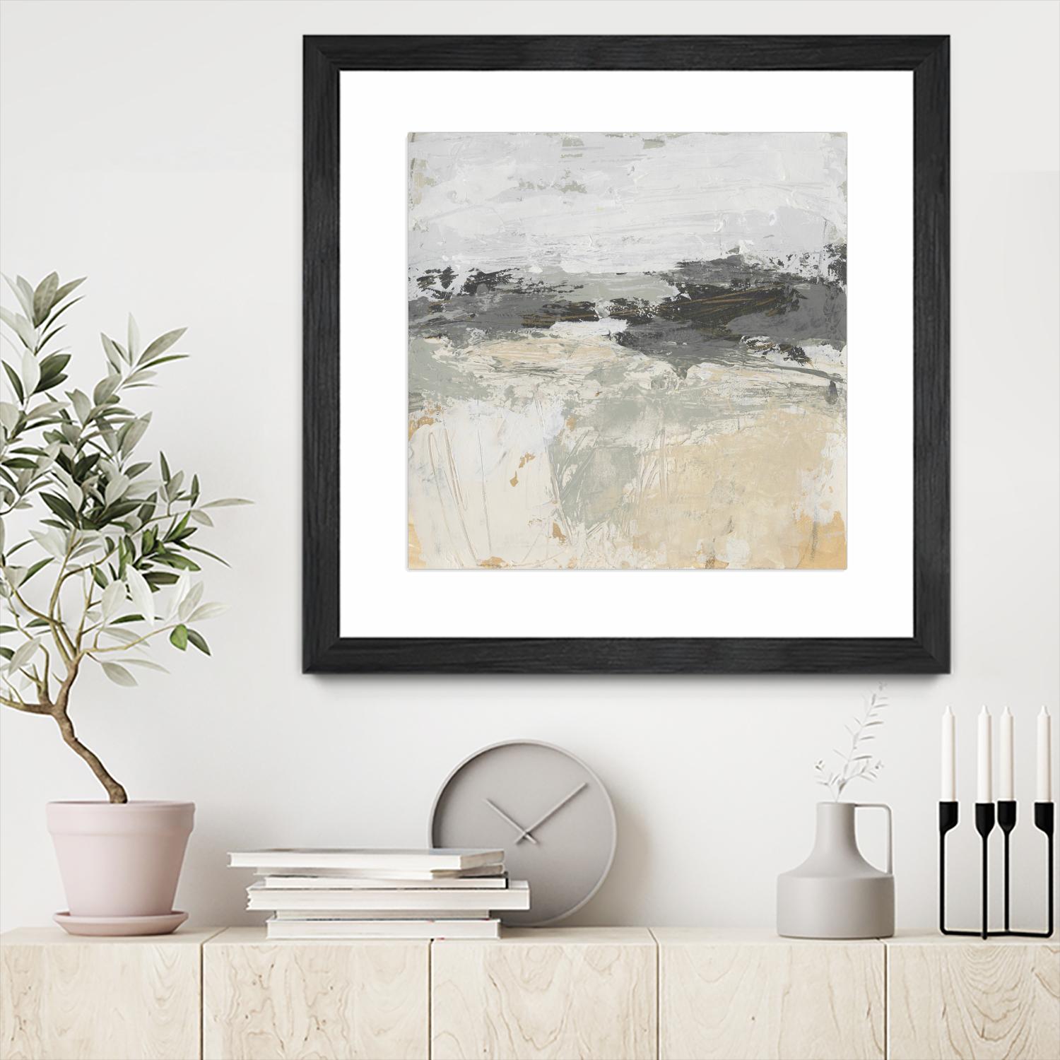 Wheatfield II by June Vess on GIANT ART - beige abstract abstract