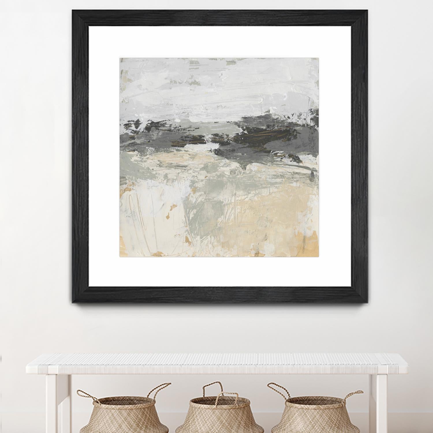 Wheatfield II by June Vess on GIANT ART - beige abstract abstract