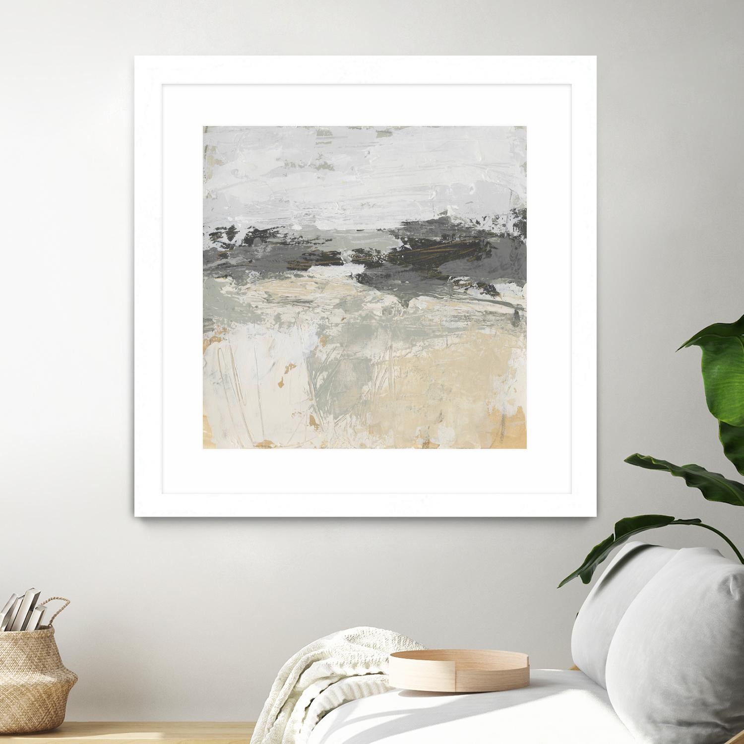 Wheatfield II by June Vess on GIANT ART - beige abstract abstract