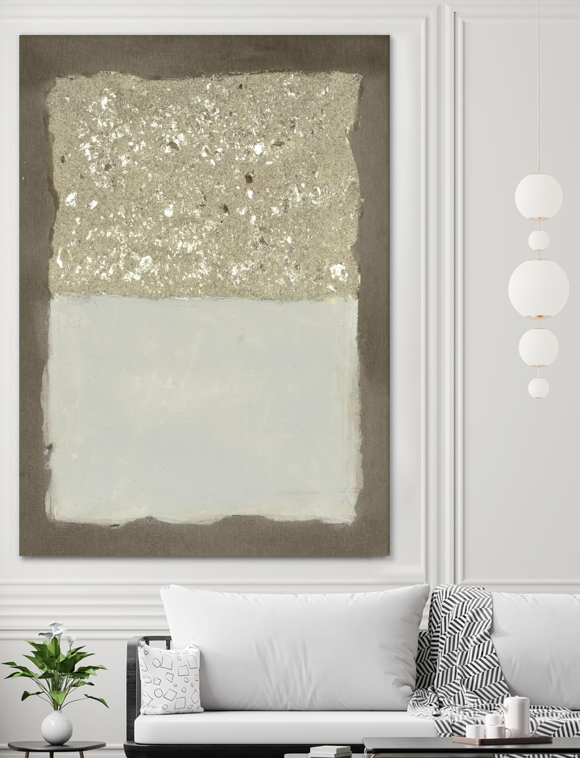 Compaction I by Vanna Lam on GIANT ART - silver abstract