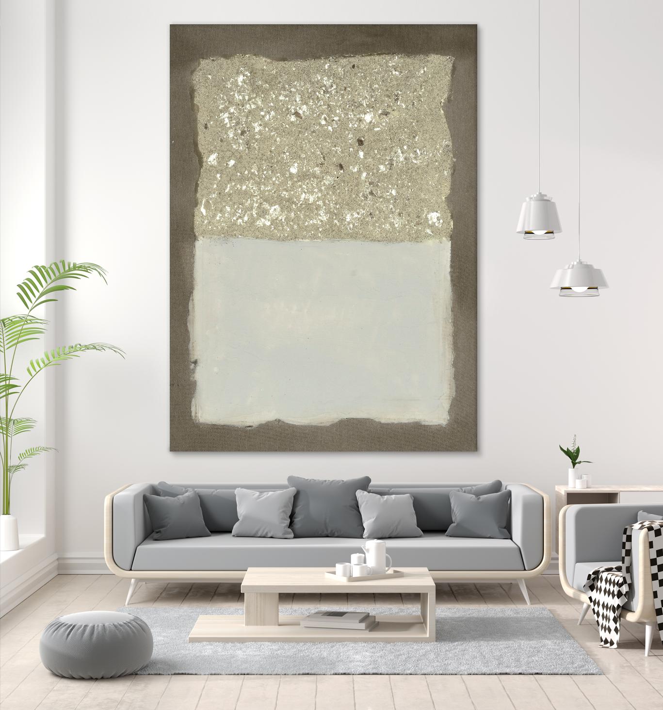 Compaction I by Vanna Lam on GIANT ART - silver abstract