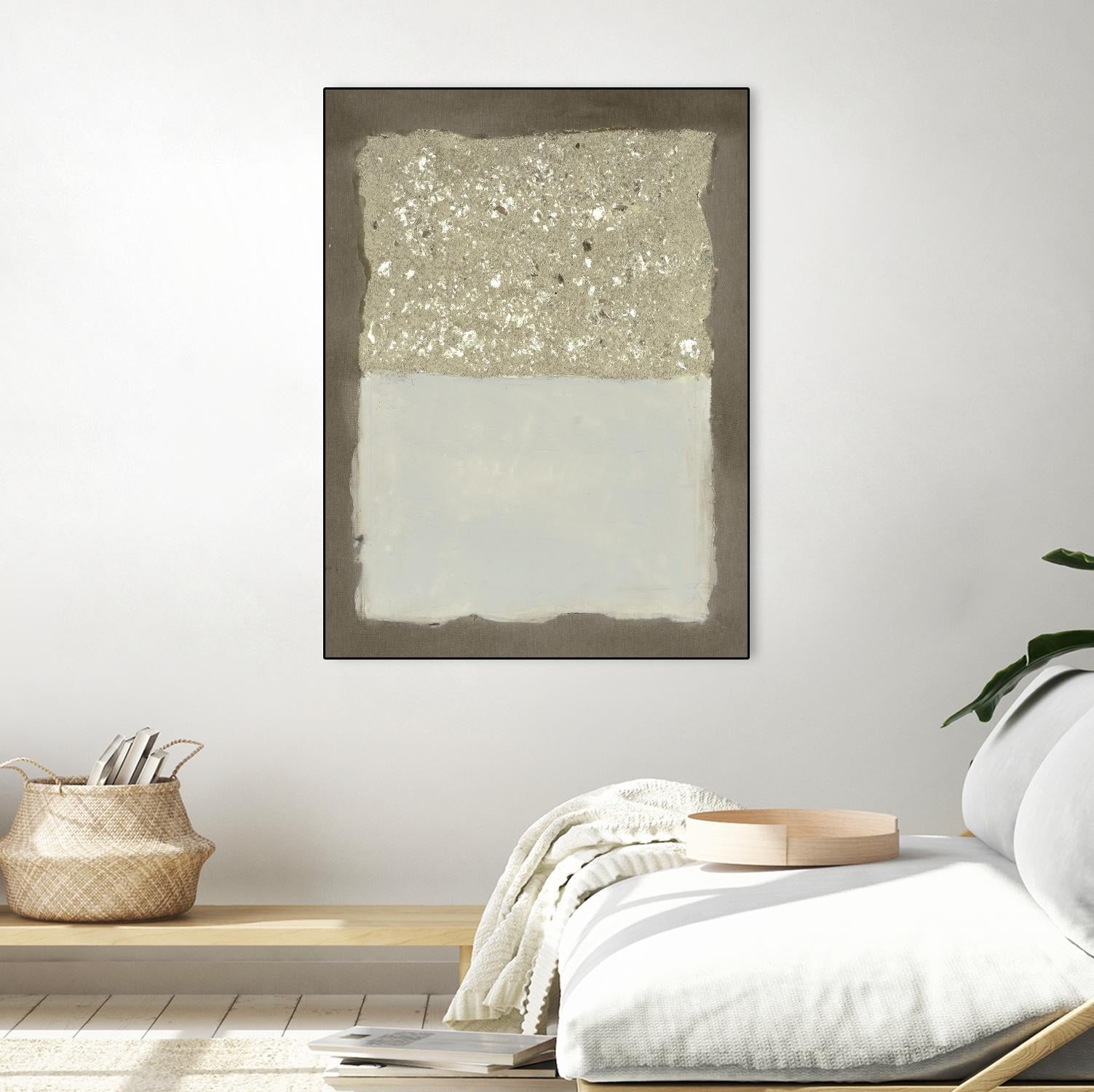 Compaction I by Vanna Lam on GIANT ART - silver abstract