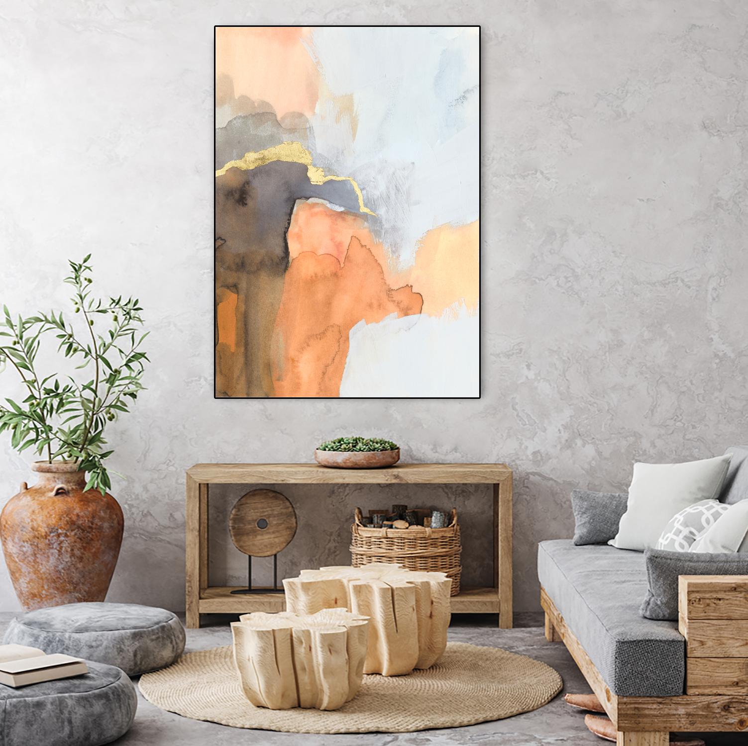 Cusp IV by Victoria Barnes on GIANT ART - gold abstract abstract