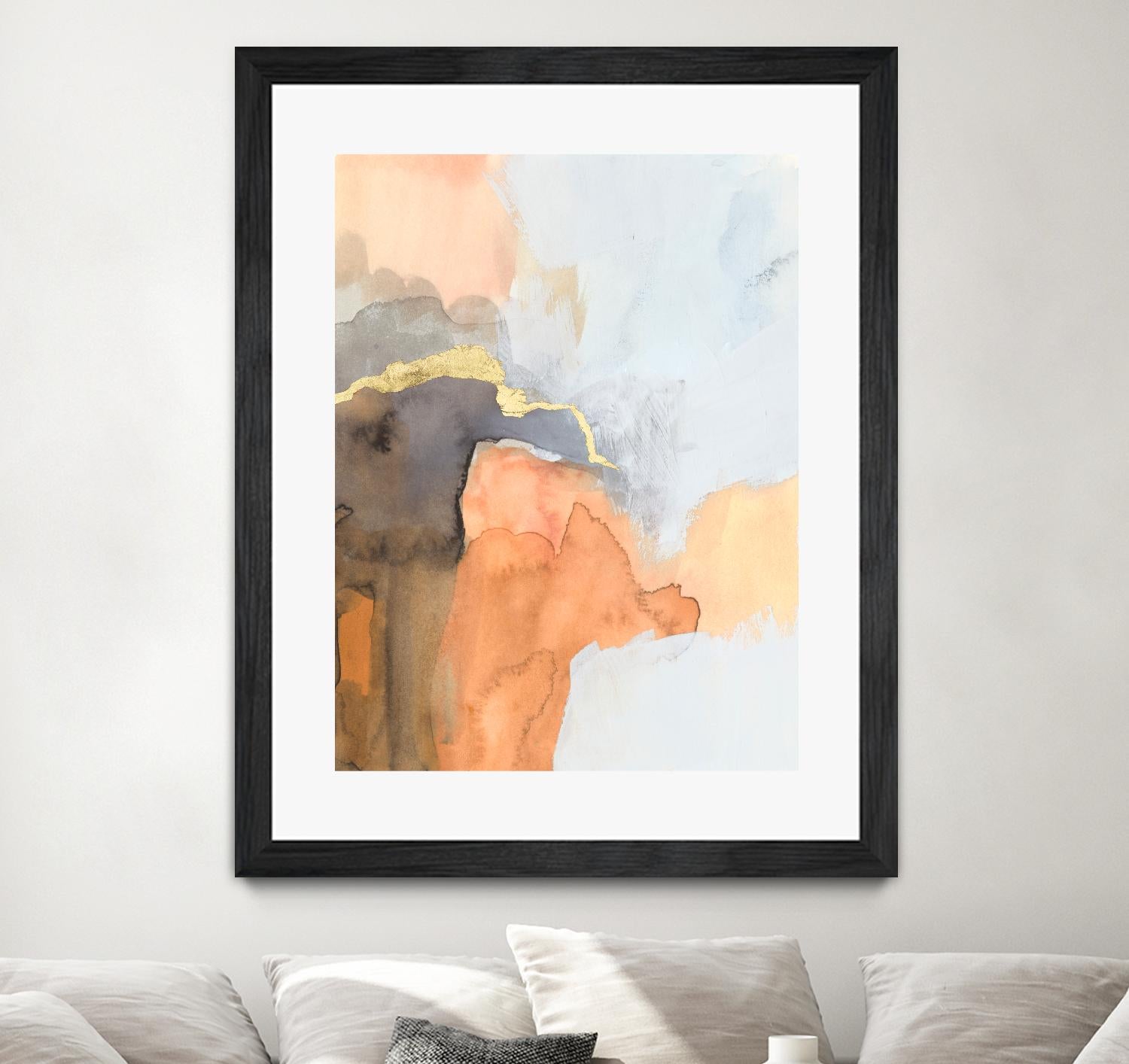 Cusp IV by Victoria Barnes on GIANT ART - gold abstract abstract