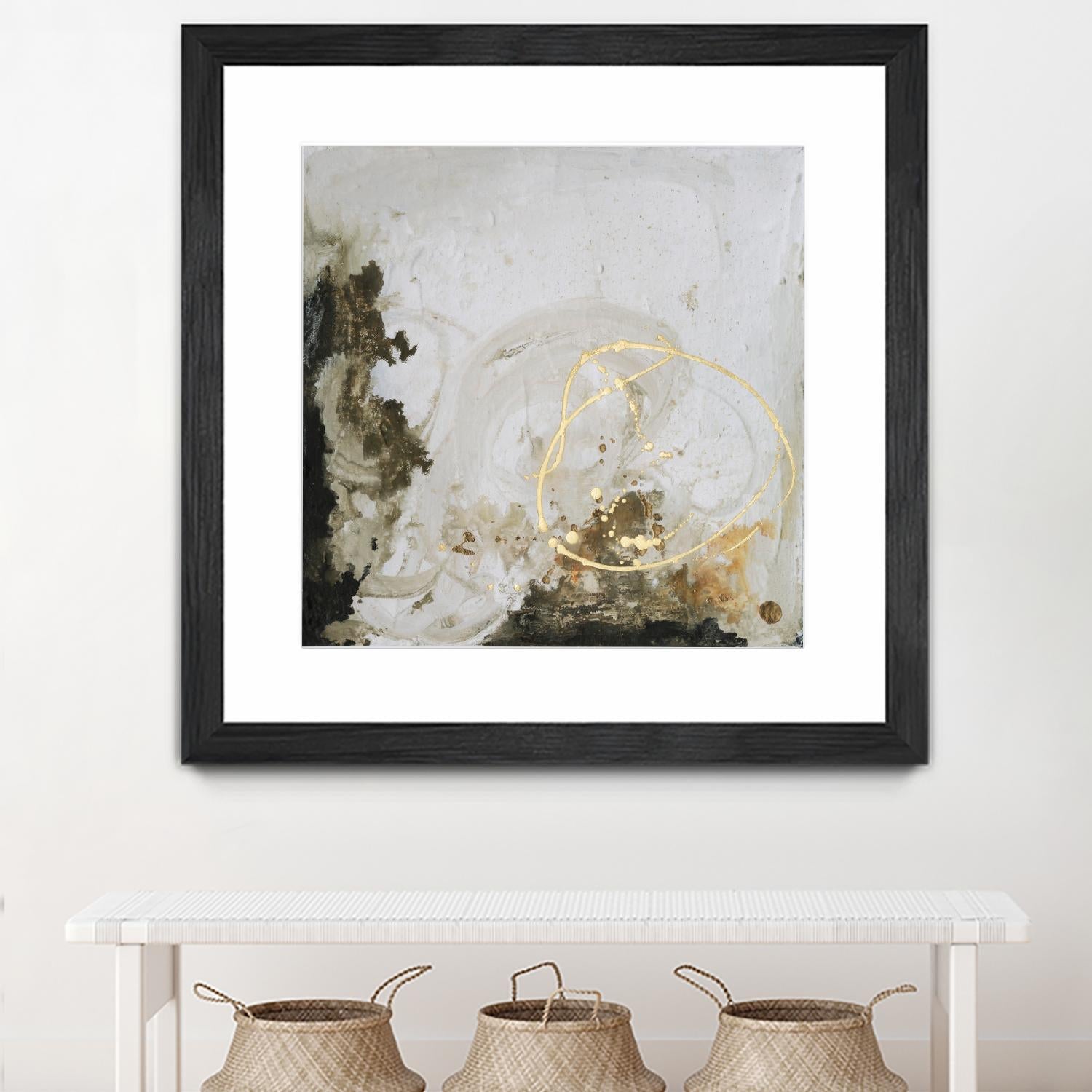 Friendship II by Joyce Combs on GIANT ART - gold abstract abstract