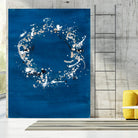 Indigo Coronet by Vanessa Binder on GIANT ART - blue abstract abstract