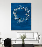 Indigo Coronet by Vanessa Binder on GIANT ART - blue abstract abstract