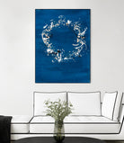 Indigo Coronet by Vanessa Binder on GIANT ART - blue abstract abstract