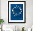 Indigo Coronet by Vanessa Binder on GIANT ART - blue abstract abstract