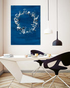 Indigo Coronet by Vanessa Binder on GIANT ART - blue abstract abstract