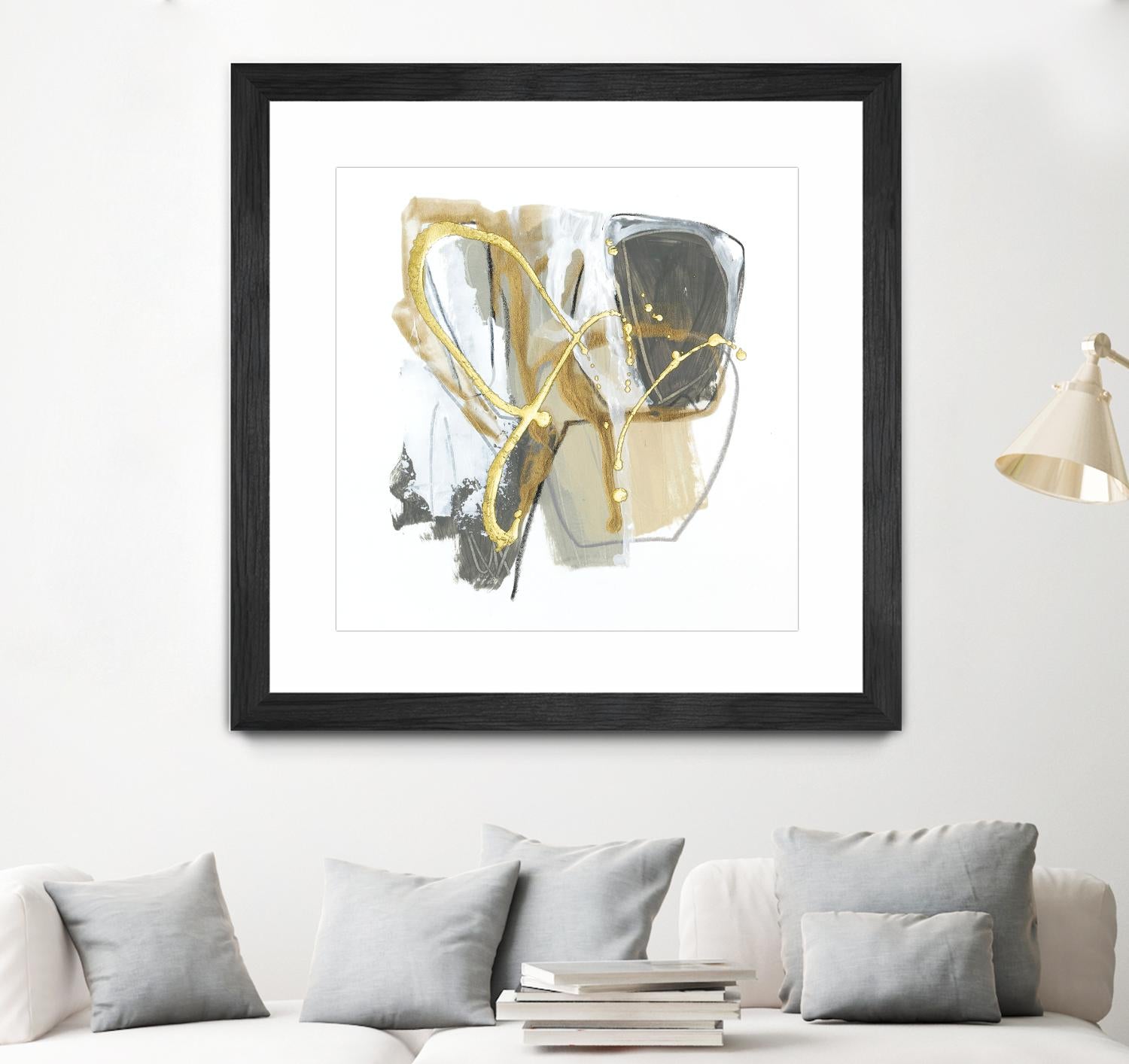 Metallurgy I by June Vess on GIANT ART - gold abstract abstract