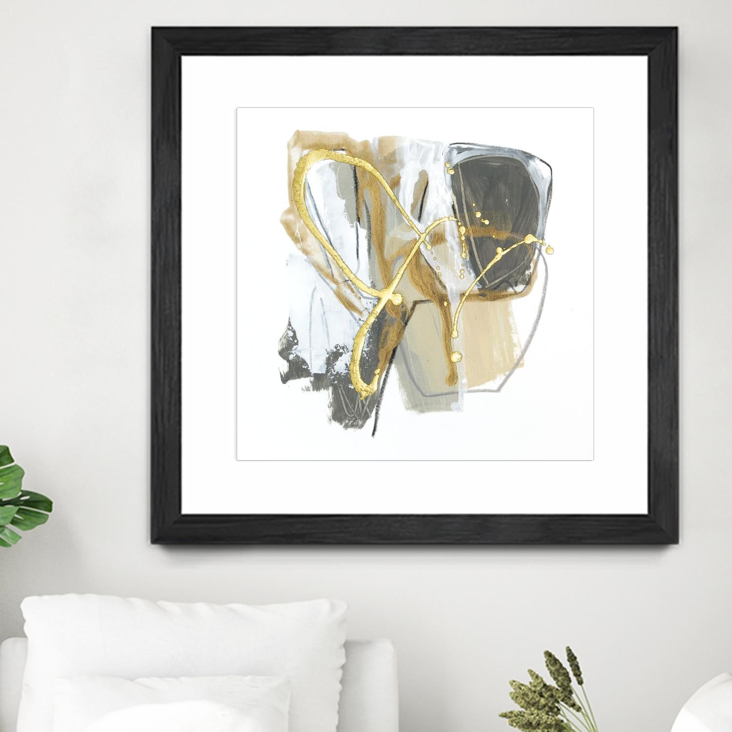 Metallurgy I by June Vess on GIANT ART - gold abstract abstract