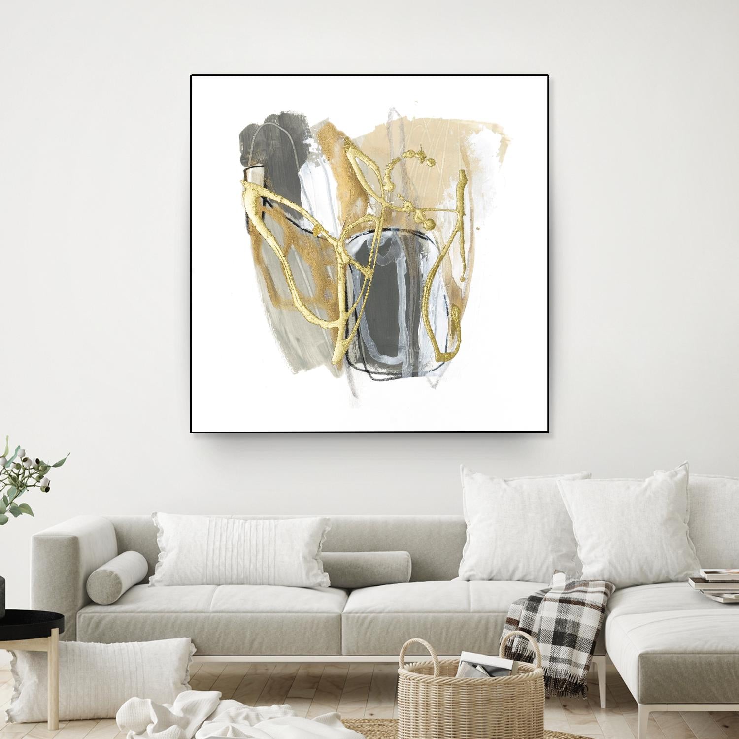 Metallurgy VI by June Vess on GIANT ART - beige abstract abstract