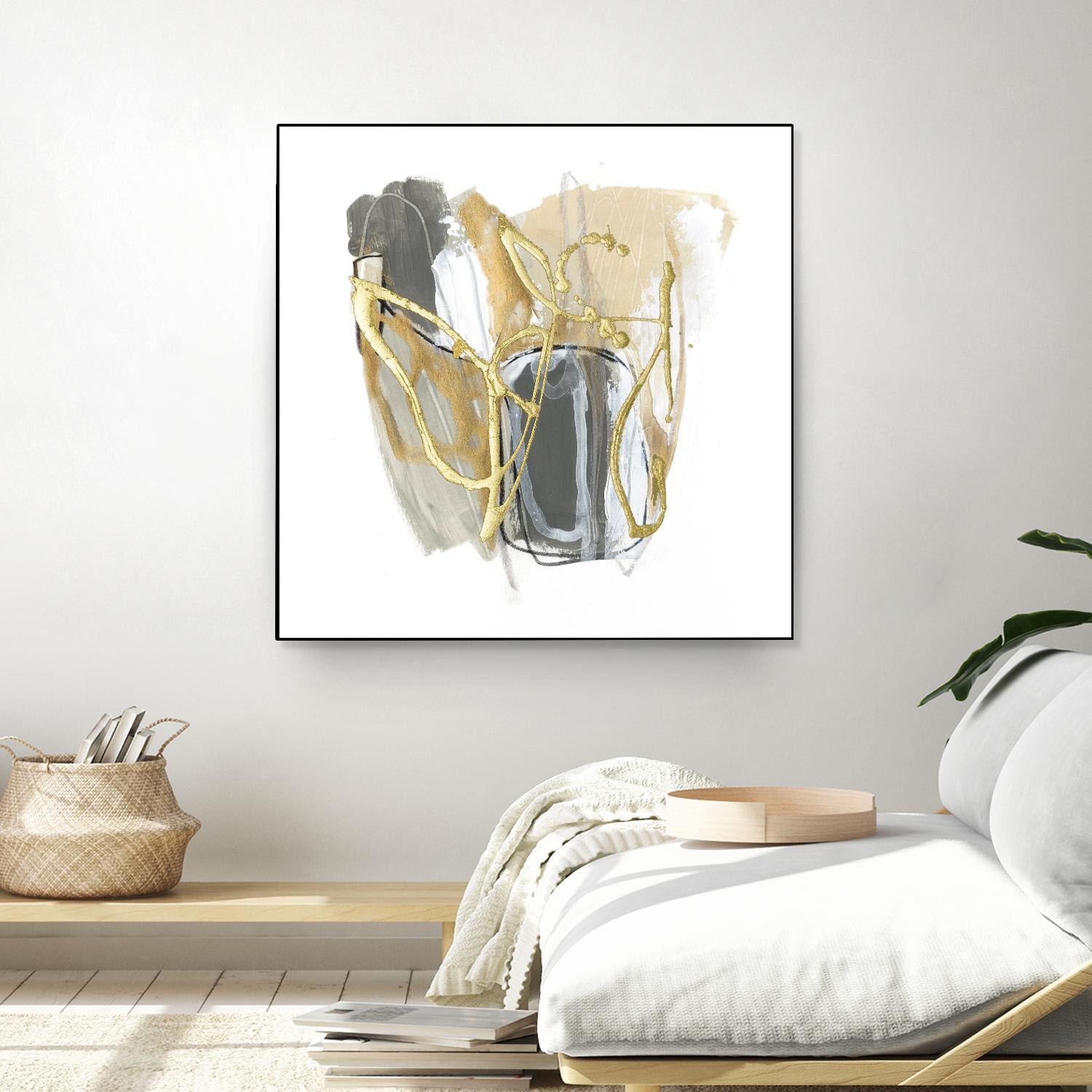 Metallurgy VI by June Vess on GIANT ART - beige abstract abstract