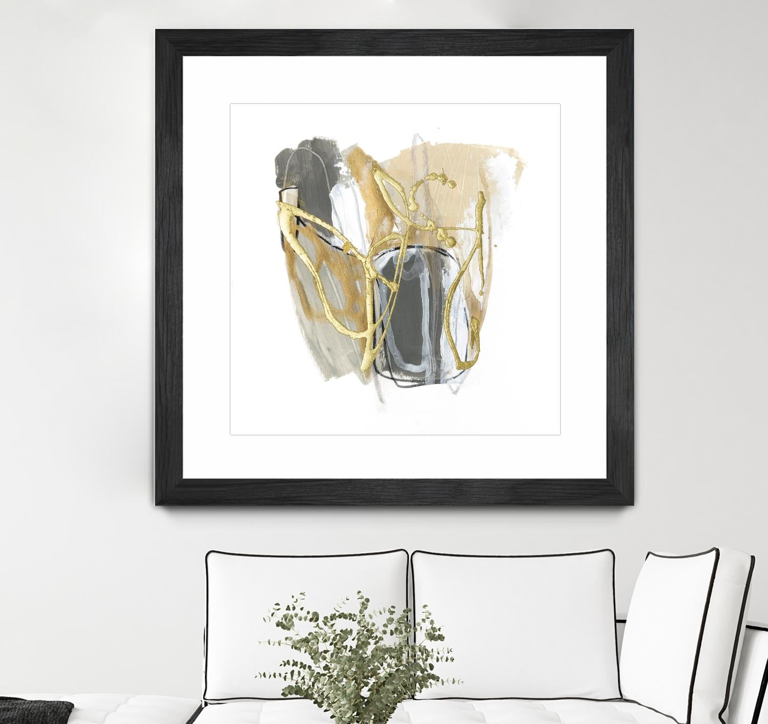 Metallurgy VI by June Vess on GIANT ART - beige abstract abstract