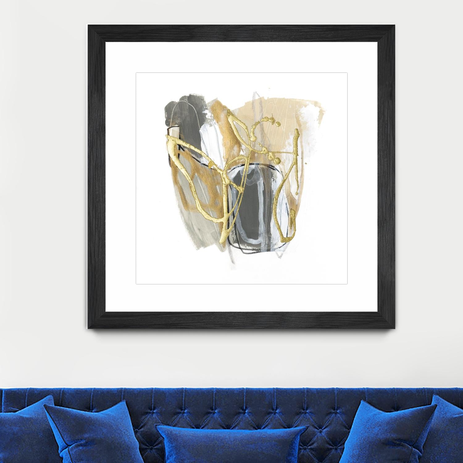 Metallurgy VI by June Vess on GIANT ART - beige abstract abstract