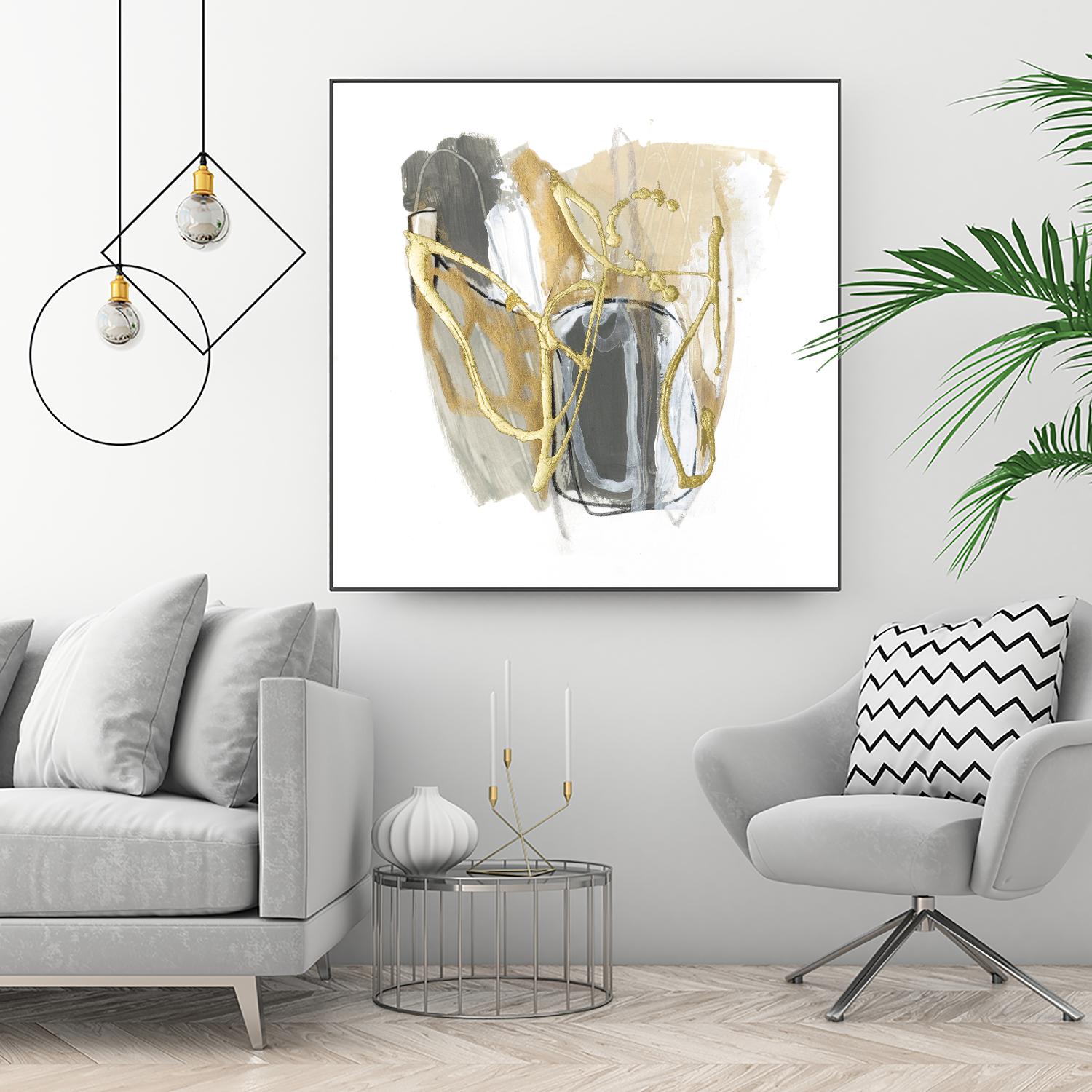 Metallurgy VI by June Vess on GIANT ART - beige abstract abstract