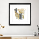 Metallurgy VI by June Vess on GIANT ART - beige abstract abstract