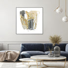 Metallurgy VI by June Vess on GIANT ART - beige abstract abstract