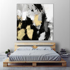 Neutral Gold Collage I by Victoria Borges on GIANT ART - gold abstract abstract