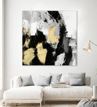 Neutral Gold Collage I by Victoria Borges on GIANT ART - gold abstract abstract